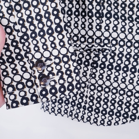 Cabi Womens Blazer Coat Geometric Print Stretchy size 8 - Picture 3 of 4